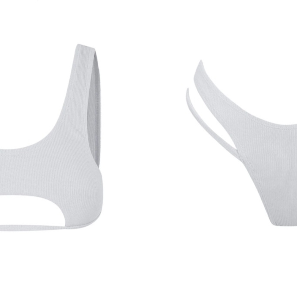 Stylish White Cutout Top